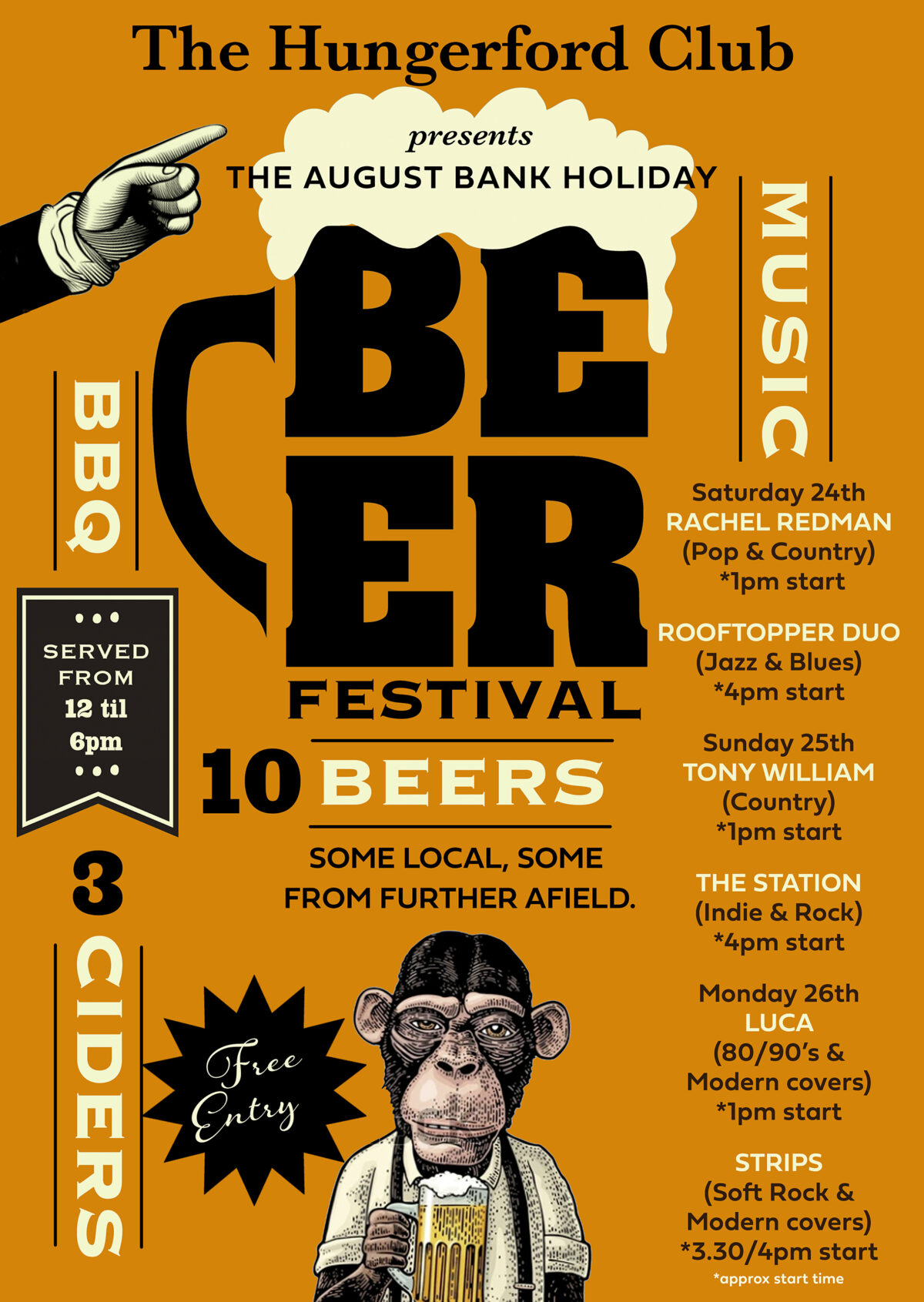 The Hungerford Beer Festival over the August Bank Holiday 2024 (24th Aug 2024 - 26th Aug 2024)